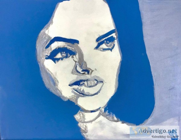 Priscilla Presley 4 GG &ndash 11&Prime x 14&Prime Canvas Paintin