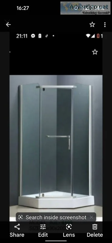 neo angle shower unit