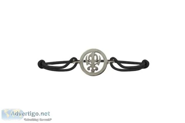 Khanda Bracelet In Silver