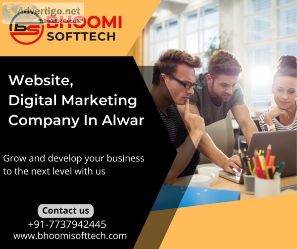 Bhoomi softtech web development company in alwar