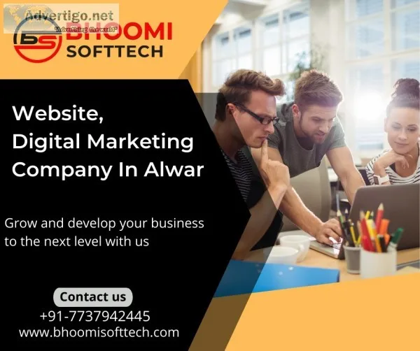 Bhoomi softtech web development company in alwar