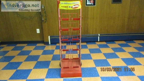 Mars-Skittles Candy Display Rack Dolly