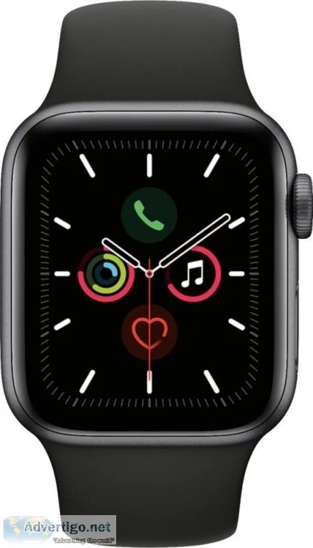 MWV82LLA Apple Watch Series 5 40mm Space Gray Aluminum Case Blac