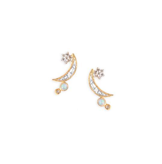 Shop for Star Kolar Stud Earrings Online for Shana Gulati