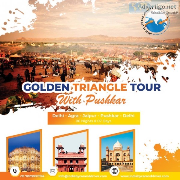 Golden triangle tour with pushkar