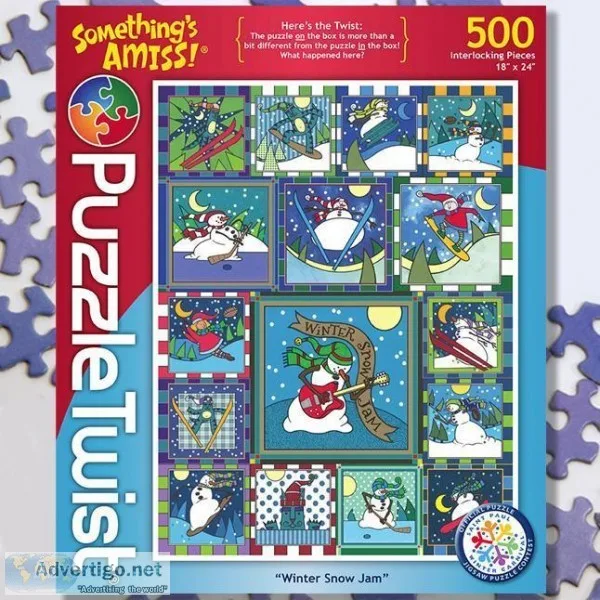 Best 500 Piece Twist Jigsaw Puzzle  Puzzlicious