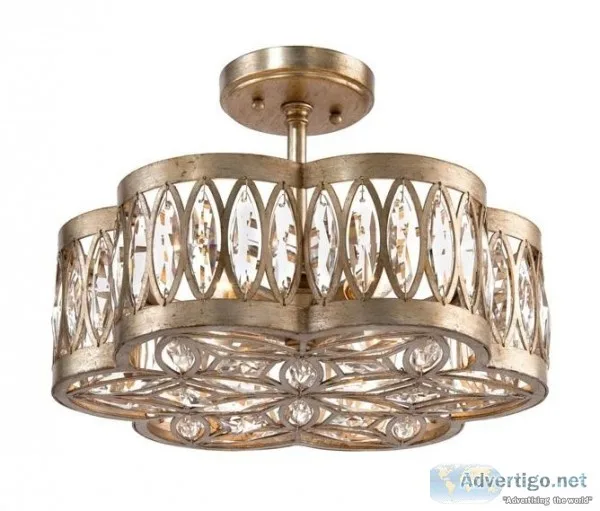 John Richard Diamante Six-Light Semiflush  Luxury Wall Sconces A