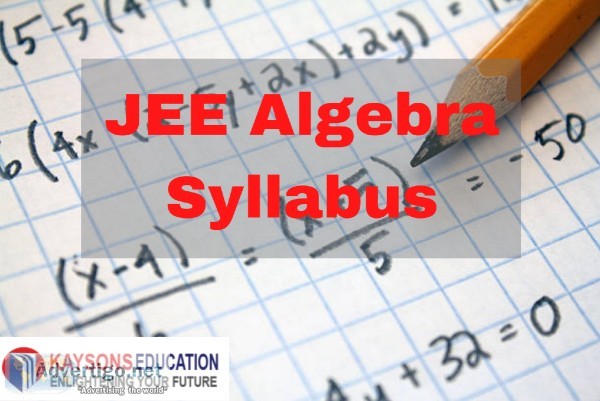 JEE Algebra Syllabus