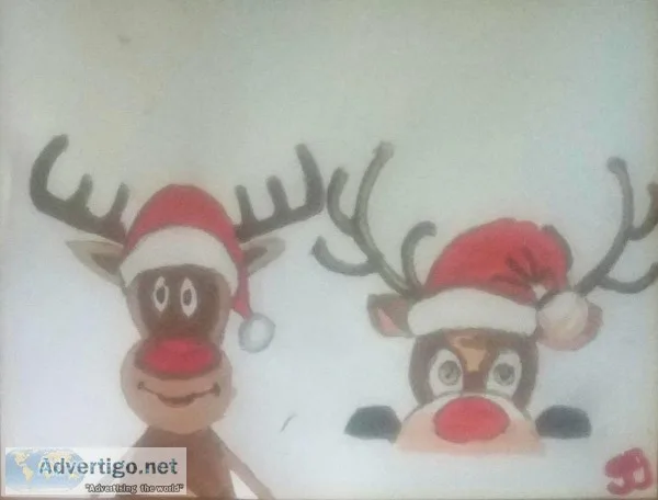 Rudolph 45 GG &ndash 8&Prime x 11&Prime Painting