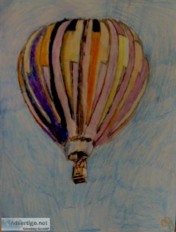 Santa Fe Autumn Hot Air Balloon GG &ndash 8 &ldquo x 11&rdquo Co