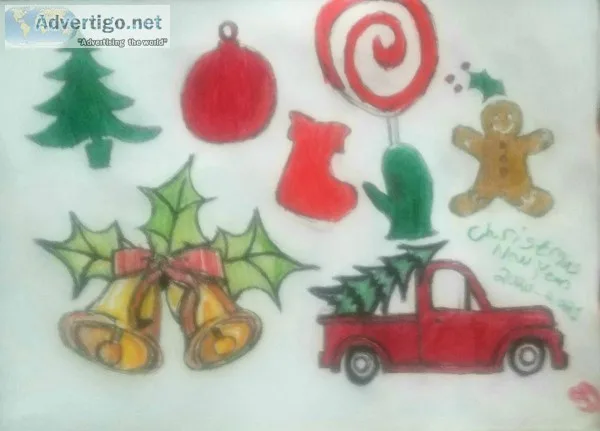 Original Holiday Art Collection GG &ndash 9&Prime x 12&Prime Col