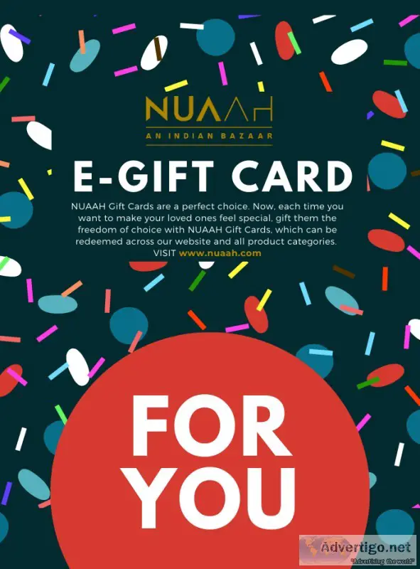 Nuaah gift card
