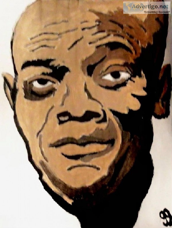 Samuel Jackson 2 GG &ndash 8&rdquo x 11&rdquo Colored Pencil and