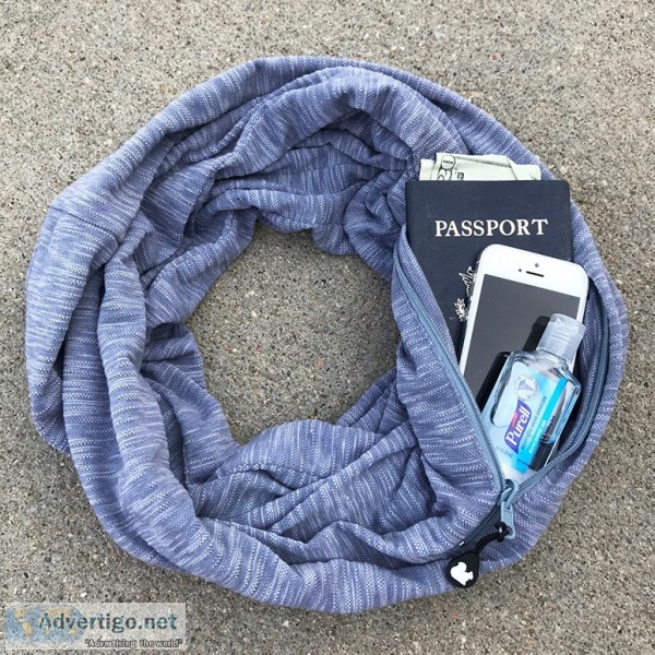Run and get these super-warm scarves that also hold your valuabl