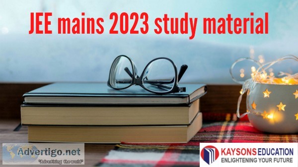 JEE mains 2023 study material