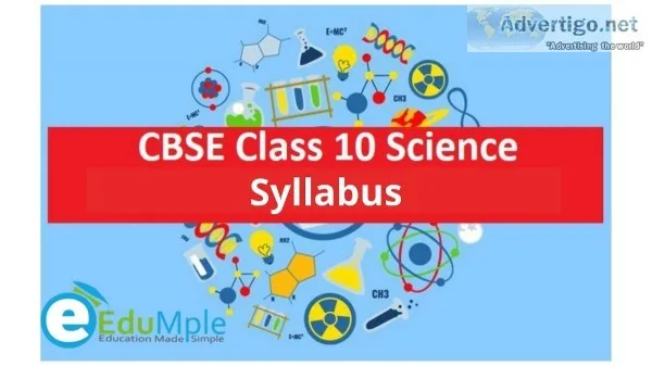CBSE Class 10 science syllabus