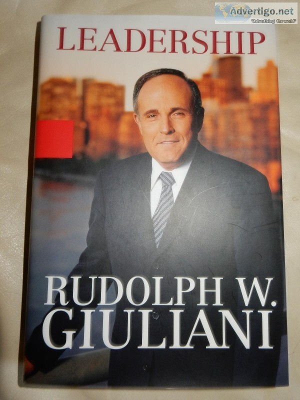 Leadership Rudolph Giuliani authographed