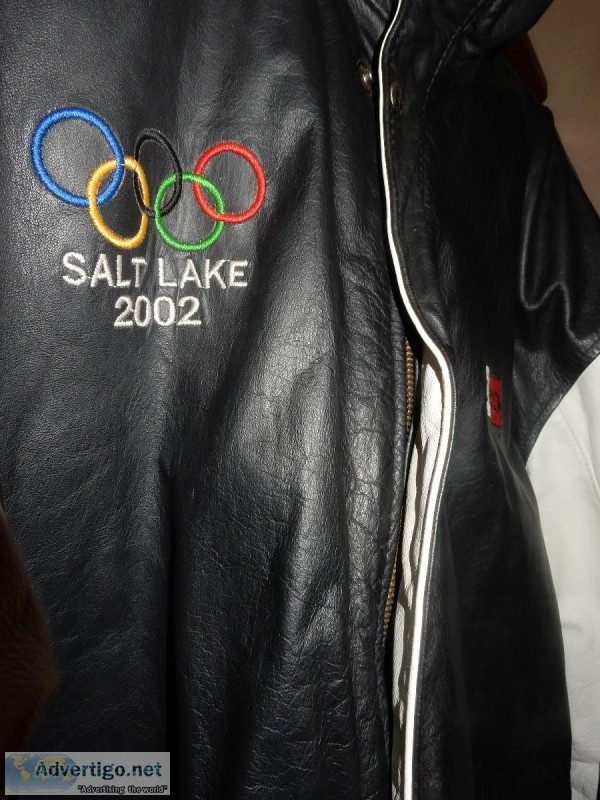 Salt Lake City Olmpics Leather Mexico Jacket