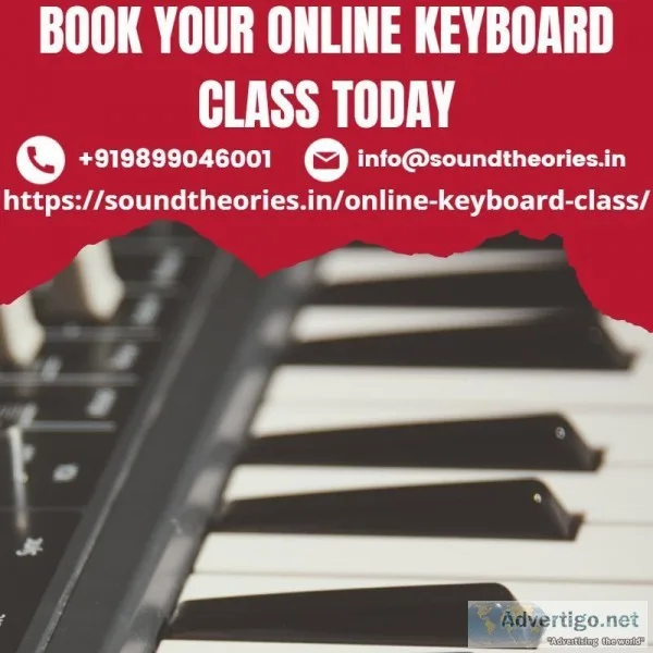 Book Best Online Keyboard Class  Sound Theories