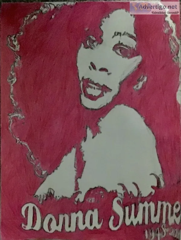 Donna Summer 4 GG &ndash 9&rdquo x 12&rdquo Colored Pencil