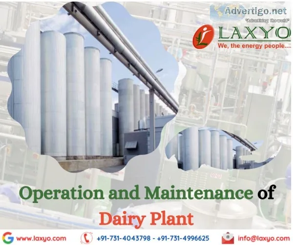Operation and maintenance dairy plant