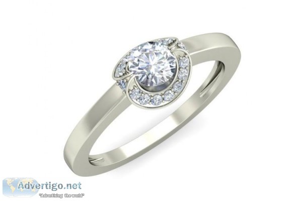 Angi Diamond Solitaire Engagement Ring