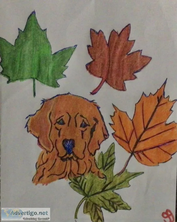 Fall GG &ndash 8&rdquo x 11&rdquo Colored Pencil
