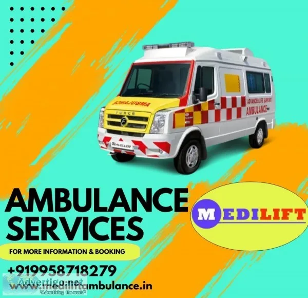 Emergency Sanitarium by Medilift Ambulance Service in Vasant Kun