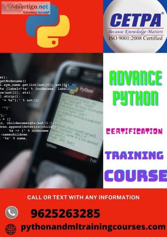 Get the Professionals Python Training Certification Course