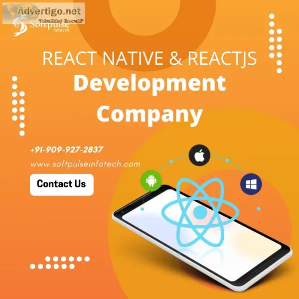 #1 react native & reactjs development services | softpulse infot