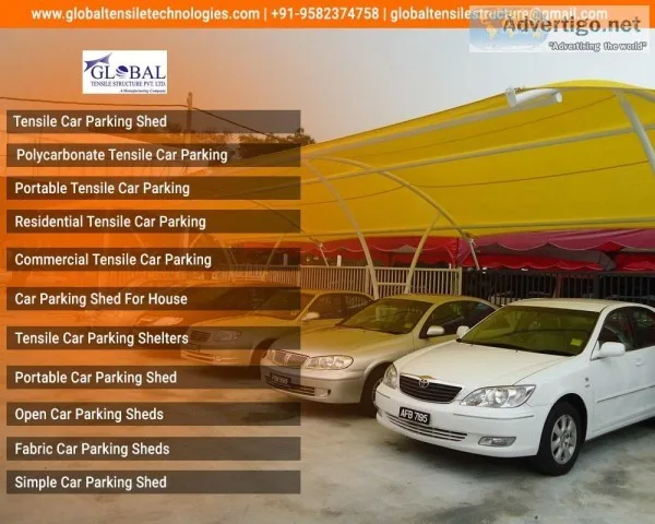 Best Manufacturer for Tensile Car Parking