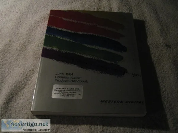 WESTERN DIGITAL COMMUNICATIONS PRODUCTS HANDBOOK &copy 1984