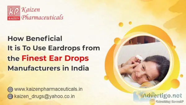 How beneficial it is to use eardrops from the finest ear drops m