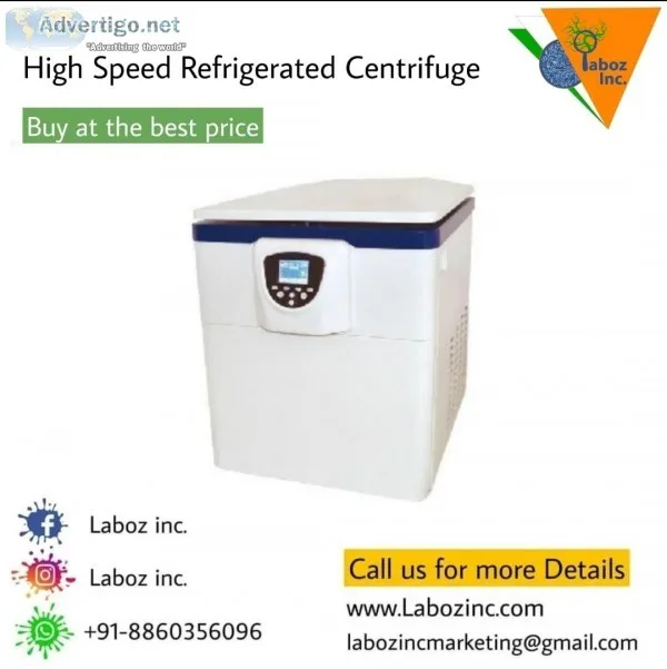 High Speed Refrigerated Centrifuge