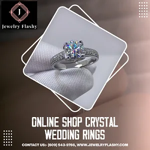 Online Shop Crystal Wedding Rings