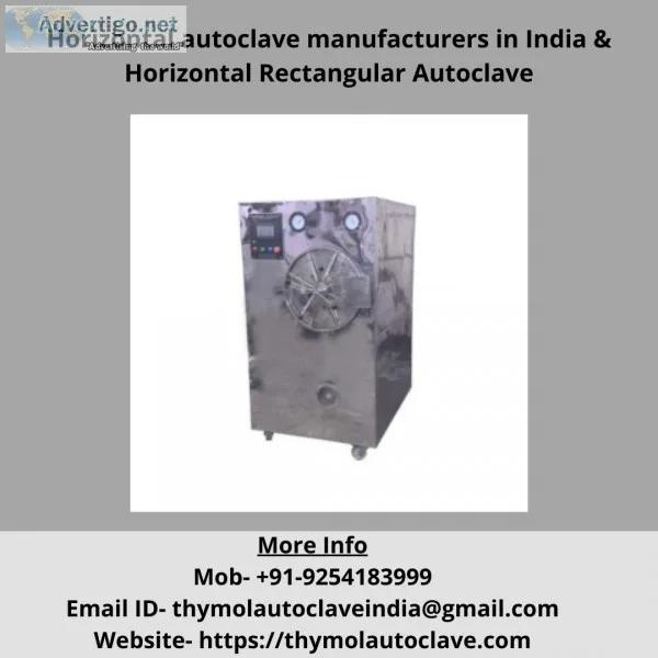 Horizontal autoclave manufacturers in india & horizontal rectang
