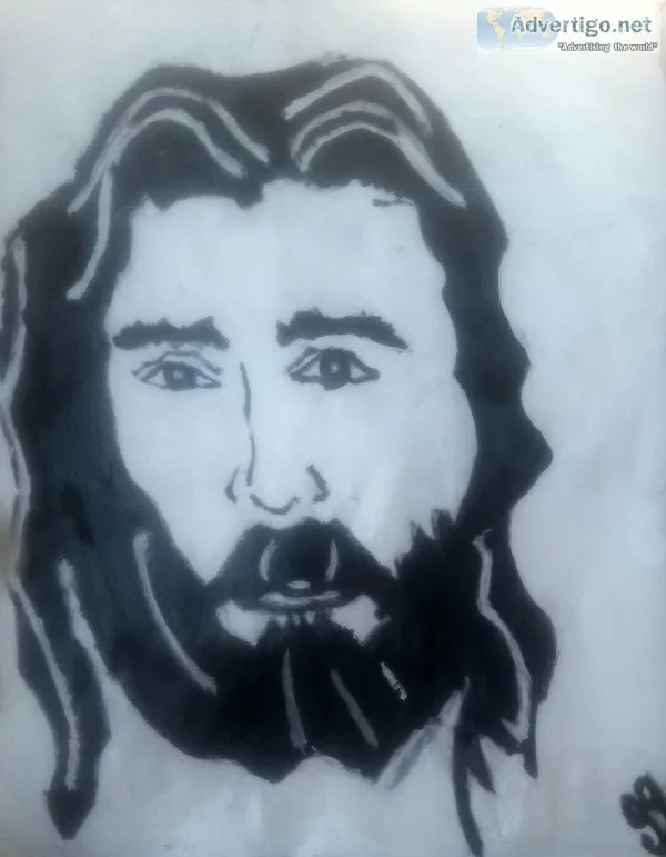 Jesus Birth Art GG - 8&quot x 11&quot Painting