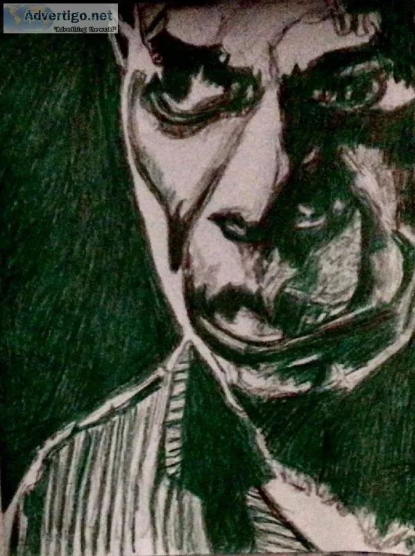 Samuel Jackson GG &ndash 8&Prime x 11&Prime Colored Pencil