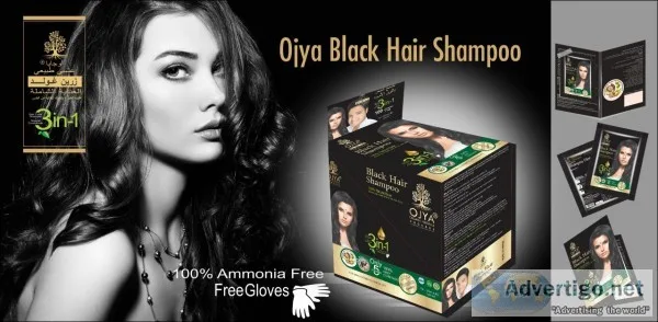 Black hair shampoo