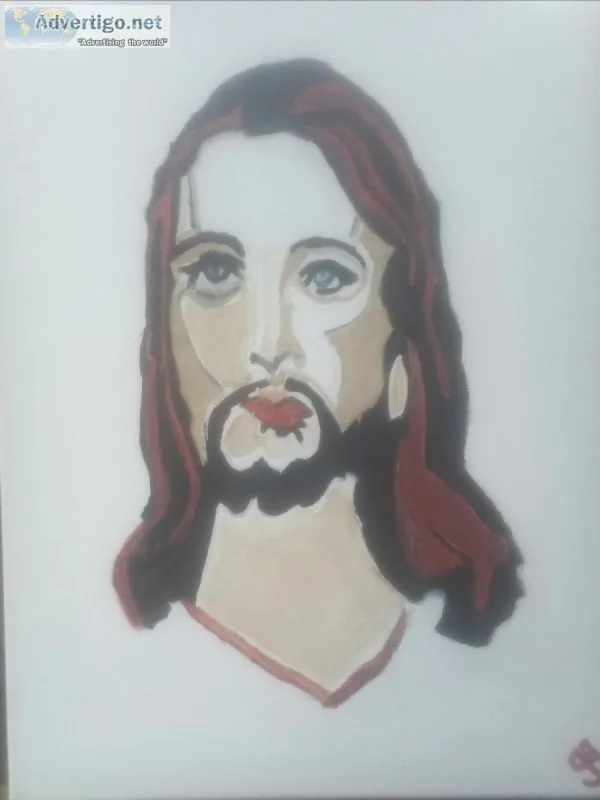 Important Jesus GG &ndash 11&Prime x 14&Prime Canvas Painting
