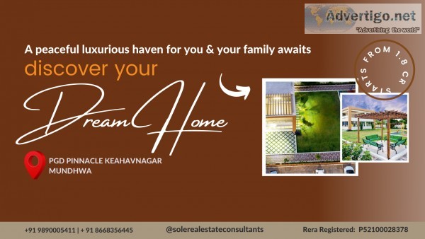 Book your dream house today with sole reality consultant