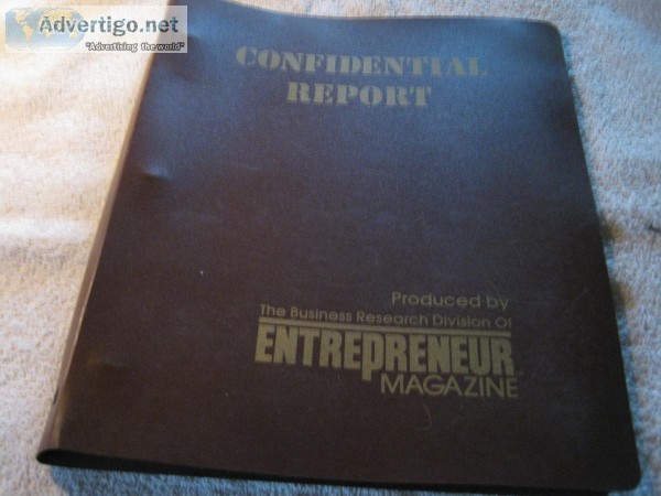 CONFIDENTIAL REPORT Produced by The Business Research Division o