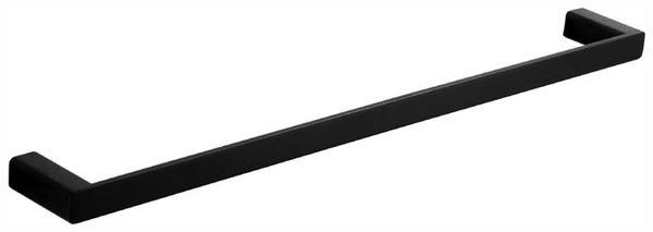 HELLYCAR ELEGANT SINGLE TOWEL RAIL 600MM AND 800MM MATTE BLACK