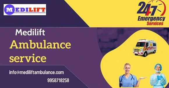 Book Best Medical Services by Medilift Ambulance Service in Bori