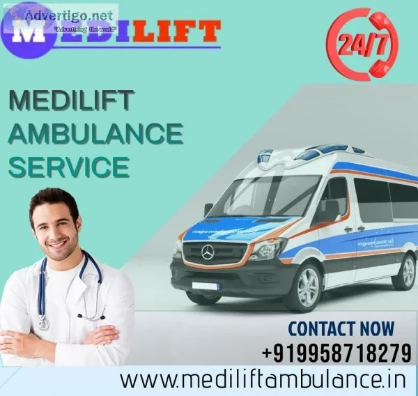 Book advance level and reasonable Medilift Ambulance in Kolkata