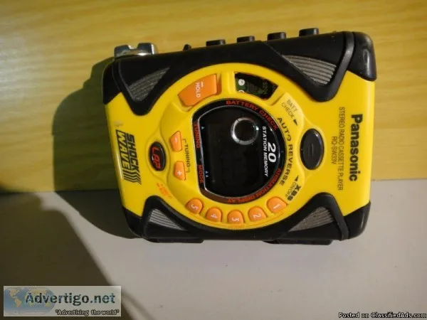 Panasonic Sporty Mobile Radio Cassette Player 