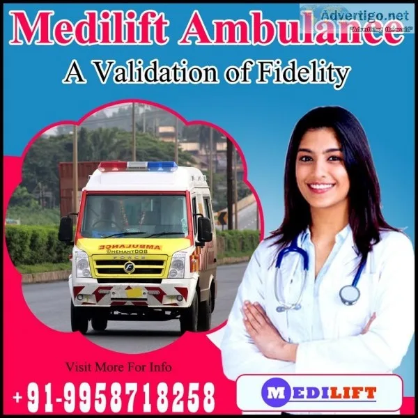 Comprehensively Equipped Ambulance in Patel Nagar Patna- Medilif
