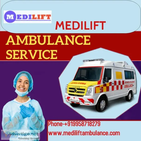 High Quality ICU Services by Medilift Ambulance Service in Sri K