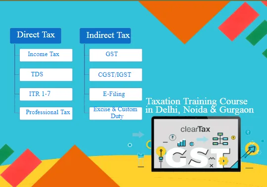 Taxation certification course in new delhi, free gst itr sap dem