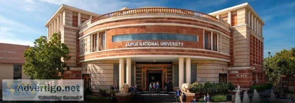 The best BTech college in Rajasthan is at Jaipur National Univer